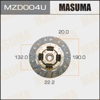 MASUMA MZD004U - Диск зчеплення autocars.com.ua