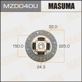 MASUMA MZD040U - Диск зчеплення autocars.com.ua