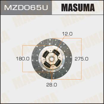 MASUMA MZD065U - Диск зчеплення autocars.com.ua