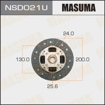 MASUMA NSD021U - Диск сцепления, фрикцион avtokuzovplus.com.ua