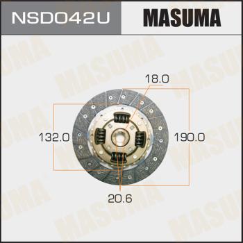 MASUMA NSD042U - Диск сцепления, фрикцион avtokuzovplus.com.ua