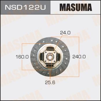 MASUMA NSD122U - Диск зчеплення autocars.com.ua