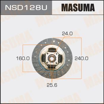 MASUMA NSD128U - Диск сцепления, фрикцион avtokuzovplus.com.ua