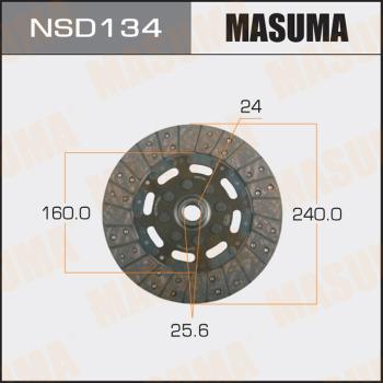 MASUMA NSD134 - Диск сцепления, фрикцион avtokuzovplus.com.ua