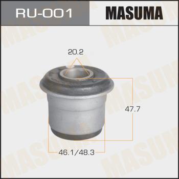 MASUMA RU-001 - Сайлентблок, важеля підвіски колеса autocars.com.ua
