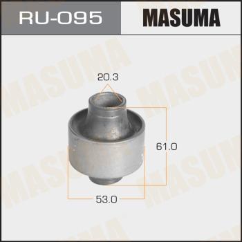 MASUMA RU-095 - Сайлентблок, рычаг подвески колеса avtokuzovplus.com.ua