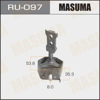 MASUMA RU-097 - Кронштейн, втулка, система випуску autocars.com.ua