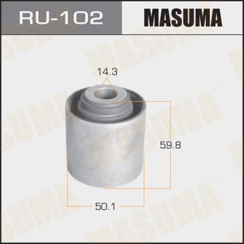 MASUMA RU-102 - Сайлентблок, важеля підвіски колеса autocars.com.ua