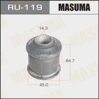 MASUMA RU119 - Сайлентблок, рычаг подвески колеса avtokuzovplus.com.ua