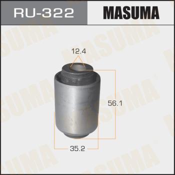 MASUMA RU-322 - Сайлентблок, рычаг подвески колеса avtokuzovplus.com.ua