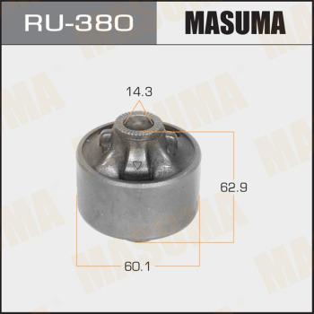 MASUMA RU-380 - Сайлентблок, рычаг подвески колеса avtokuzovplus.com.ua