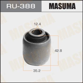 MASUMA RU-388 - Сайлентблок, важеля підвіски колеса autocars.com.ua