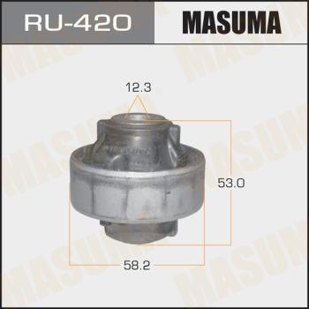 MASUMA RU-420 - Сайлентблок, рычаг подвески колеса avtokuzovplus.com.ua