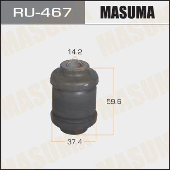MASUMA RU-467 - Сайлентблок переднего нижнего рычага передний Mitsubishi ASX 10-. Lancer 03-. Outlander 07- RU467 MASUMA autocars.com.ua