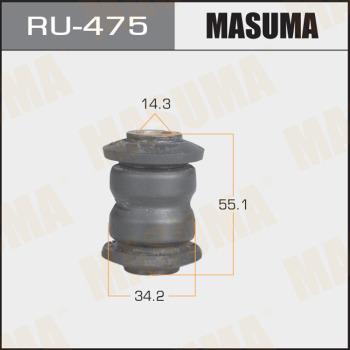 MASUMA RU-475 - Сайлентблок, важеля підвіски колеса autocars.com.ua