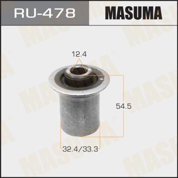 MASUMA RU-478 - Сайлентблок, важеля підвіски колеса autocars.com.ua
