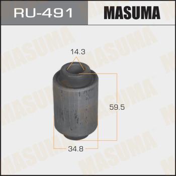 MASUMA RU-491 - Сайлентблок, важеля підвіски колеса autocars.com.ua