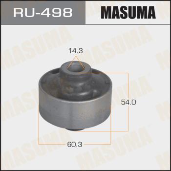 MASUMA RU-498 - Сайлентблок, рычаг подвески колеса avtokuzovplus.com.ua