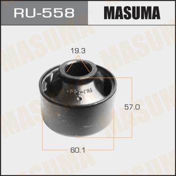 MASUMA RU-558 - Сайлентблок, важеля підвіски колеса autocars.com.ua