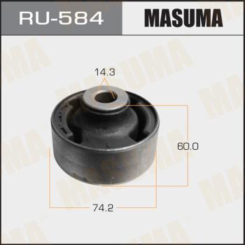 MASUMA RU-584 - Сайлентблок, важеля підвіски колеса autocars.com.ua