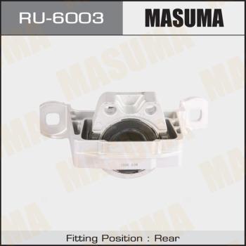 MASUMA RU6003 - Подушка, підвіска двигуна autocars.com.ua