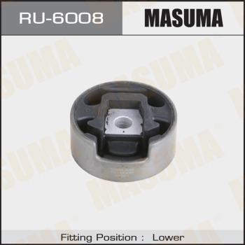 MASUMA RU-6008 - Подушка, опора, подвеска двигателя avtokuzovplus.com.ua