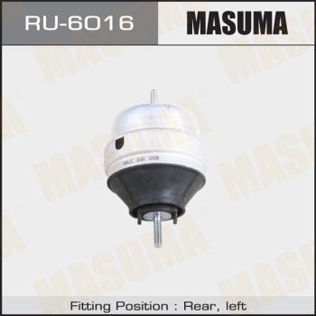 MASUMA RU6016 - Подушка, підвіска двигуна autocars.com.ua