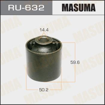 MASUMA RU-632 - Сайлентблок, рычаг подвески колеса avtokuzovplus.com.ua