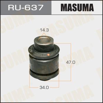MASUMA RU637 - Втулка, важіль колісної підвіски autocars.com.ua