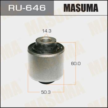 MASUMA RU-646 - Сайлентблок, рычаг подвески колеса avtokuzovplus.com.ua