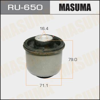 MASUMA RU650 - Сайлентблок, важеля підвіски колеса autocars.com.ua