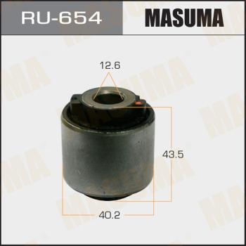 MASUMA RU-654 - Сайлентблок, рычаг подвески колеса avtokuzovplus.com.ua
