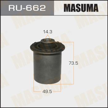 MASUMA RU-662 - Сайлентблок, рычаг подвески колеса avtokuzovplus.com.ua