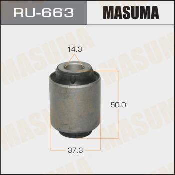 MASUMA RU-663 - Сайлентблок, важеля підвіски колеса autocars.com.ua
