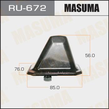 MASUMA RU-672 - Сайлентблок, важеля підвіски колеса autocars.com.ua