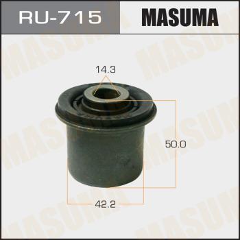MASUMA RU-715 - Втулка, рычаг колесной подвески avtokuzovplus.com.ua