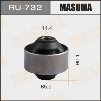 MASUMA RU-732 - Сайлентблок, рычаг подвески колеса avtokuzovplus.com.ua