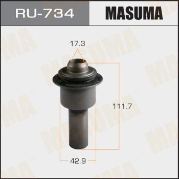 MASUMA RU734 - Сайлентблок, рычаг подвески колеса avtokuzovplus.com.ua