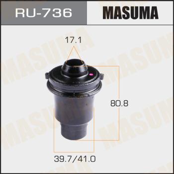 MASUMA RU-736 - Сайлентблок переднего подрамника Nissan Micra 02-10. Note 05-12. Tida 04-12 RU736 MASUMA autocars.com.ua