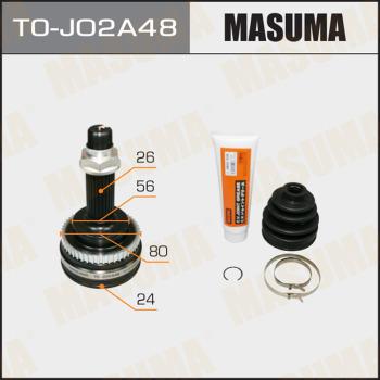 MASUMA TOJ02A48 - Шарнірний комплект, ШРУС, приводний вал autocars.com.ua