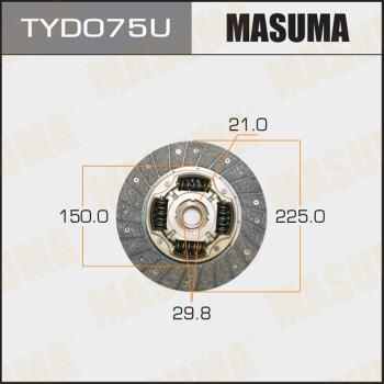 MASUMA TYD075U - Диск сцепления, фрикцион avtokuzovplus.com.ua