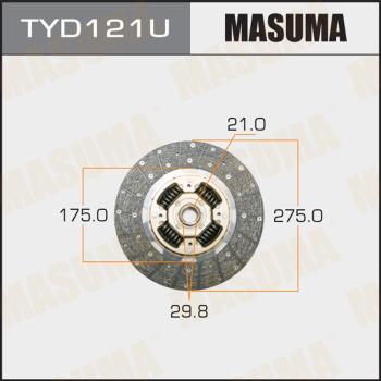 MASUMA TYD121U - Диск зчеплення autocars.com.ua