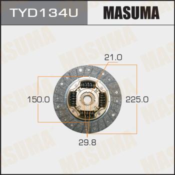 MASUMA TYD134U - Диск зчеплення autocars.com.ua