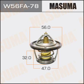MASUMA W56FA-78 - Термостат, охолоджуюча рідина autocars.com.ua