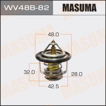 MASUMA WV48B82 - Термостат, охлаждающая жидкость avtokuzovplus.com.ua