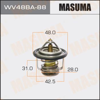 MASUMA WV48BA-88 - Термостат, охлаждающая жидкость avtokuzovplus.com.ua