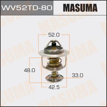MASUMA WV52TD-80 - Термостат, охолоджуюча рідина autocars.com.ua
