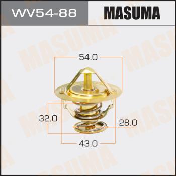 MASUMA WV5488 - Термостат, охолоджуюча рідина autocars.com.ua