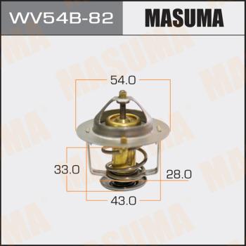 MASUMA WV54B82 - Термостат, охлаждающая жидкость avtokuzovplus.com.ua