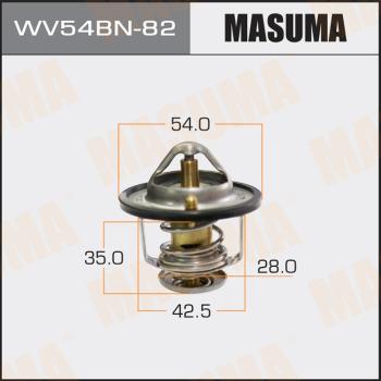 MASUMA WV54BN82 - Термостат, охолоджуюча рідина autocars.com.ua